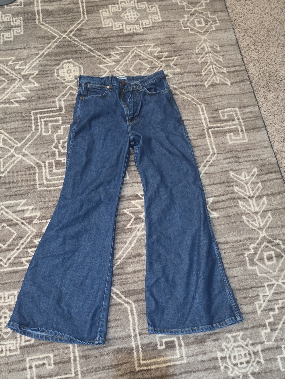 Wrangler Wanderer High Rise Flare Women’s Jeans - Dark Blue 29x32